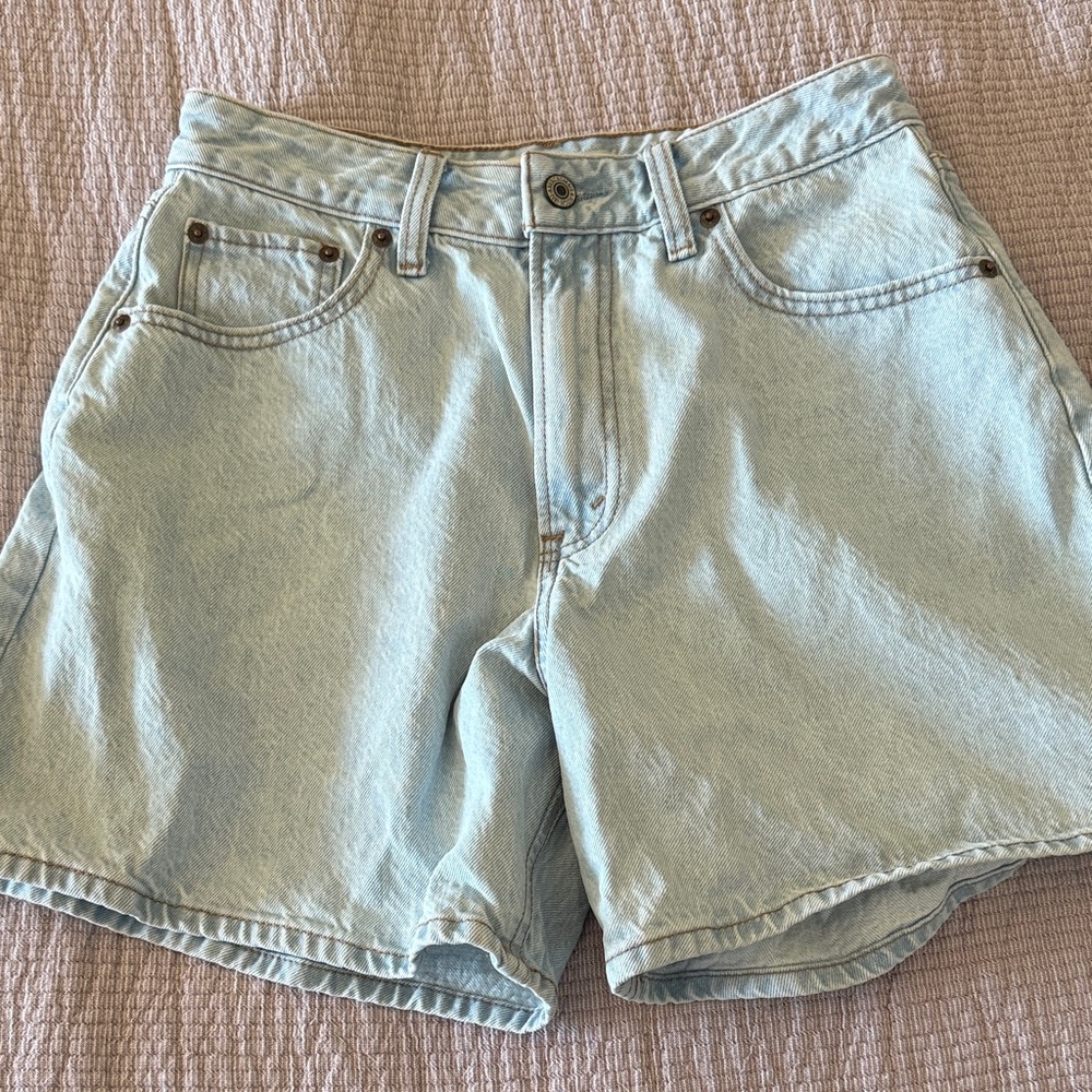 Abercrombie Light Blue Denim Women's Shorts